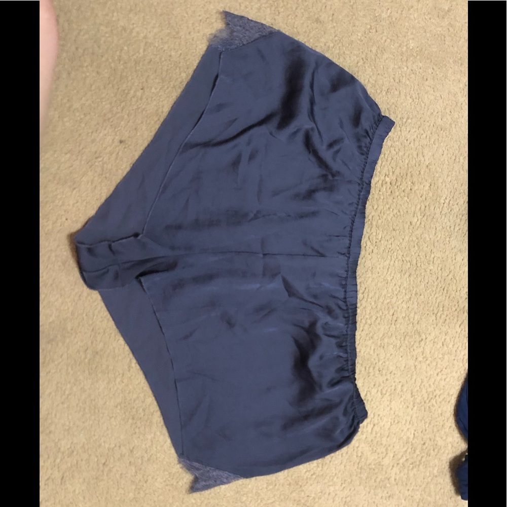 🍍VS satin sleep shorts blue color🍍